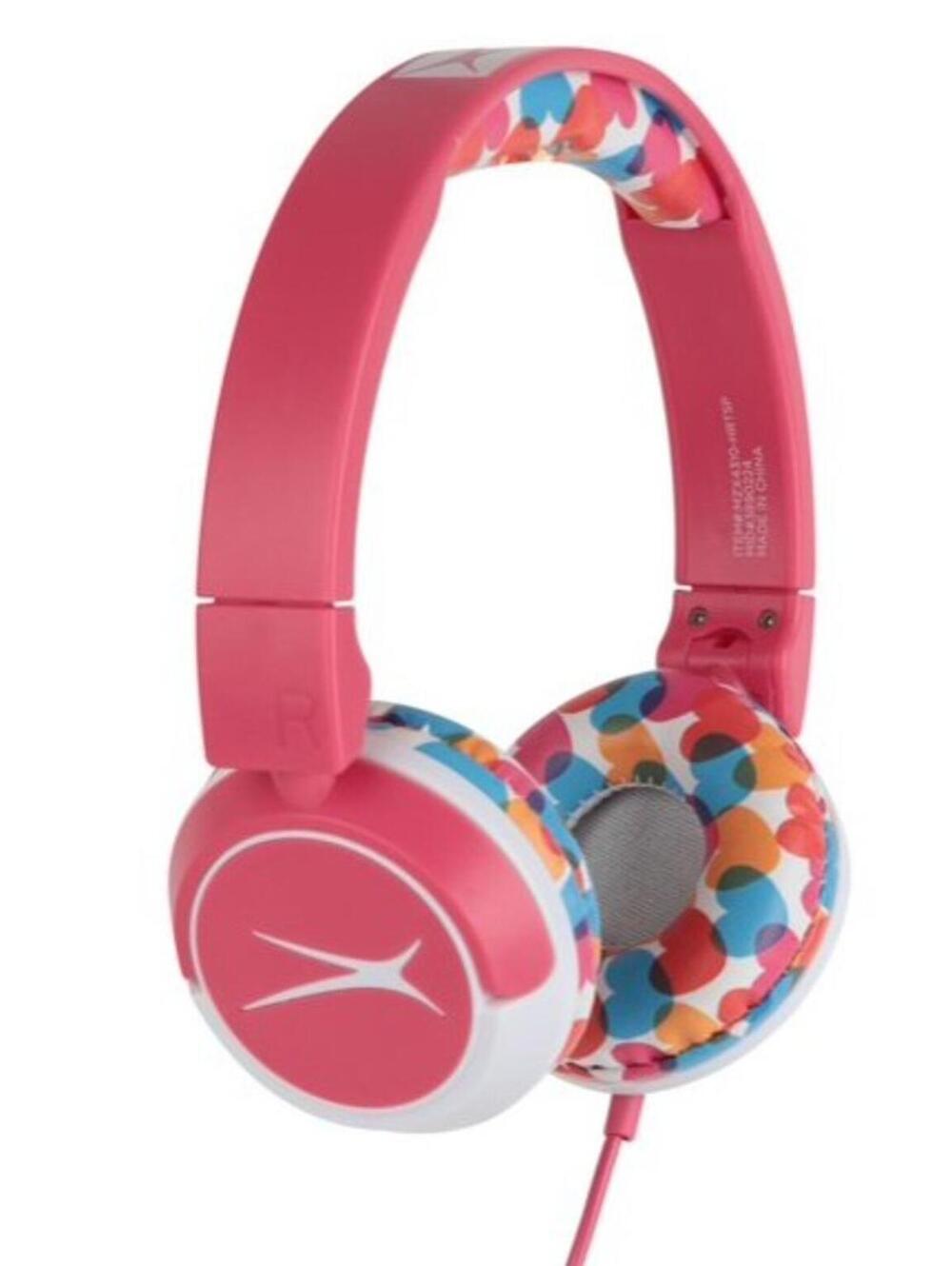 Altec Lansing Kid's Wired Over-Ear Headphones - Hearts, Age 3-5,